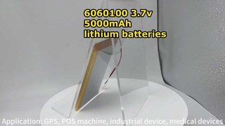 Nguồn pin 6060100 3.7v 5000mAh pin lithium ion