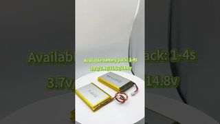 Nguồn pin 605080 3.7V pin lithium polymer tế bào VS 605080-2S 7.4v 3000mAh pin lipo