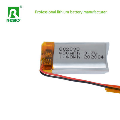 Mua Lithium polymer pin pin 802030 3.7V 400mAh pin Lipo cho GPS Tracker online manufacture