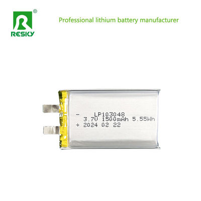 Mua 103048 Lithium Polymer Battery Cell 3.7V 1500mAh 5.55wh Pin Li-Polymer phẳng online manufacture