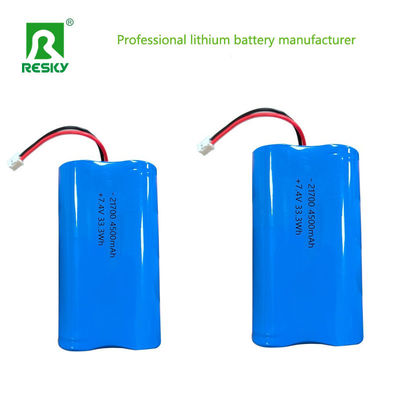 Mua Phòng pin lithium 21700 7.4v 5000mAh 18.5wh Bộ pin lithium ion sạc cho ánh sáng mặt trời sản xuất trực tuyến