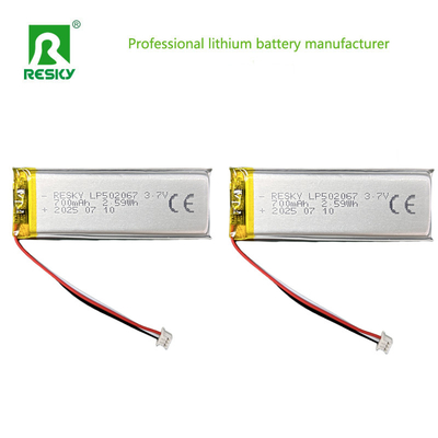 Mua Pin Lithium Lipo sạc lại 502067 3.7V 700mAh Lithium Cell cho các thiết bị làm đẹp cầm tay sản xuất trực tuyến