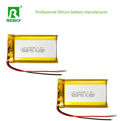 Mua Pin Li-Ion 104050 3.7v 7.4v 2500mAh 9.25wh Pin Lithium Polymer Sạc Cho Máy Trợ Thính sản xuất trực tuyến