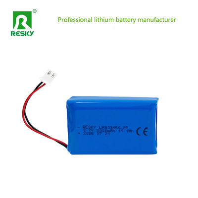 Mua LP803450 2P 3.7V 3000mAh 11.1wh Bộ pin Lithium Polymer sạc lại cho GPS Tracker sản xuất trực tuyến