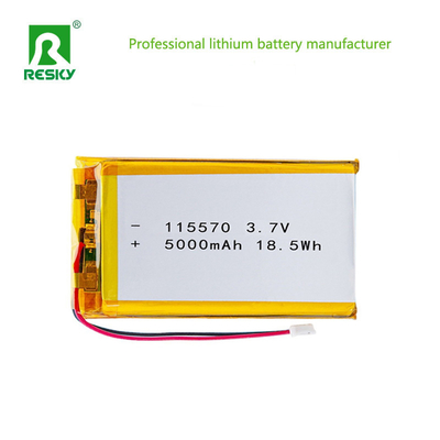 Mua Lithium Polymer Battery Pack 115570 3.7V 7.4V 11.1v 5000mAh 18.5wh Đối với thiết bị y tế di động sản xuất trực tuyến
