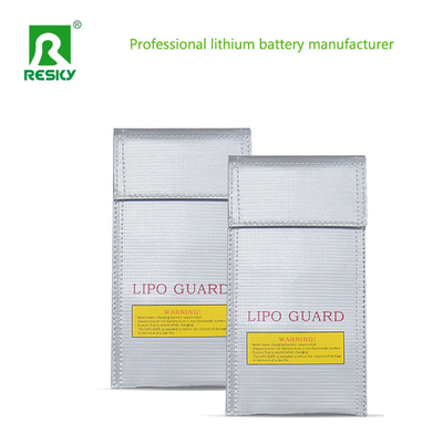 Mua Fireproof Explosion Proof Waterproof 20 X 10cm Silver Glass Fiber RC LiPo Battery Bag For Battery Charging sản xuất trực tuyến