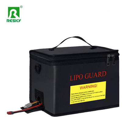 Mua Túi an toàn RC Lipo chống nước, chống cháy, chống nổ màu đen bạc 215X145X165mm để sạc an toàn sản xuất trực tuyến