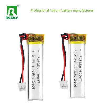 Mua Khối pin Lithium Polymer 701250 3.7V 400mAh 1.48wh Pin Li-Polymer Nguồn cho Khóa thông minh sản xuất trực tuyến