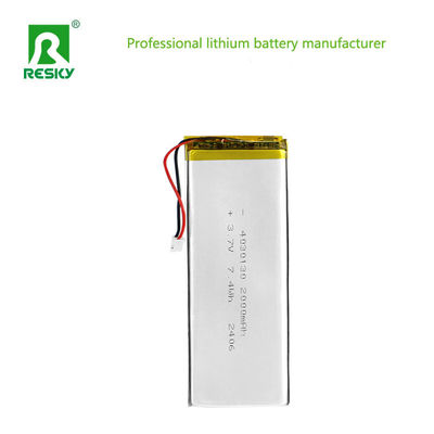 Mua Phòng pin Lithium Polymer có thể sạc lại 4030130 3.7V 2000mAh 7.4wh Lipo sản xuất trực tuyến