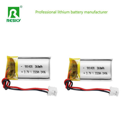 Mua Pin pin pin lithium polymer 3.7V 901430 360mAh 1.33wh Pin pin pin lithium polymer có thể sạc lại sản xuất trực tuyến