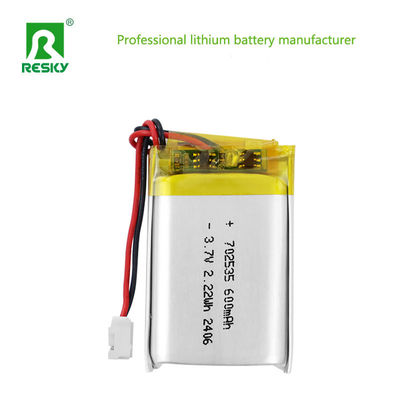 Mua pin pin pin pin LP702535 3.7V 600mAh 2.22wh pin lithium sạc cho loa sản xuất trực tuyến