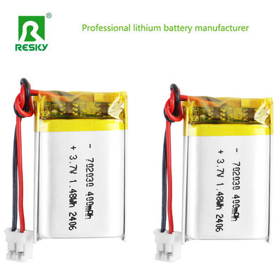 Mua 702030 3.7v 400mAh 1.48wh pin Lithium Li-polymer sạc sạc cho loa Bluetooth sản xuất trực tuyến