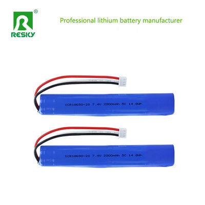 Mua Power Batteries 18650 2S1P 7.4V 2000mAh 2600mAh 5C Lithium Ion Battery Pack  With MSDS/UN38.3 sản xuất trực tuyến