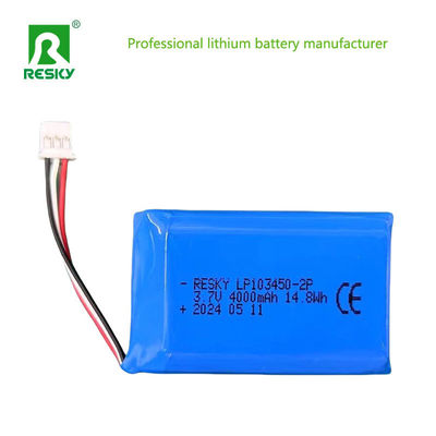 Bộ pin Lithium Polymer sạc lại 103450 2p 4000mAh 3.7V Cho PDA