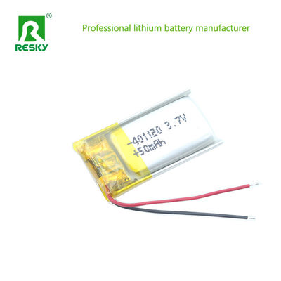 Bộ pin Lithium Polymer Cell 401120 3.7V 50mAh Đối với thiết bị thông minh