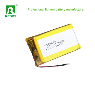 Phòng pin Lithium Polymer Prismatic Cell 573647 553450 3.7V 1100mAh Pin lưu trữ năng lượng