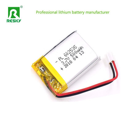 Phòng pin Lithium Polymer hình vuông 602535 3.7V 4.2V 400mAh Cho đồng hồ thông minh