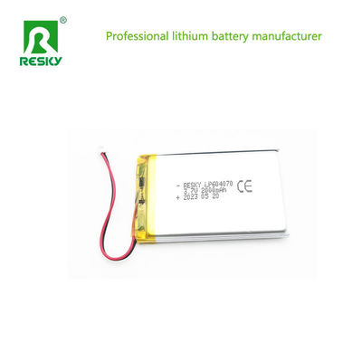 Lipo Lithium Polymer Battery Cell 604070 2000mAh 3.7V 7.4wh Cho máy nghe nhạc truyền thông di động
