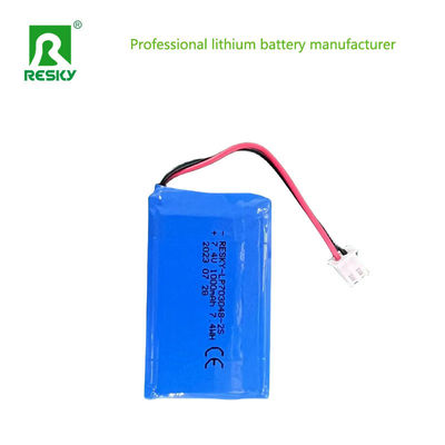 Phòng pin Lithium Polymer 703048-2s 7.4V 1000mAh 7.4wh