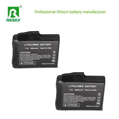 Găng tay sưởi ấm pin Li-Polymer sạc lại 3.7V 4000mAh