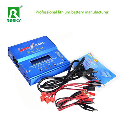 80W Imax B6AC Bộ sạc điện kép có thể sạc lại cho pin lithium ion RC