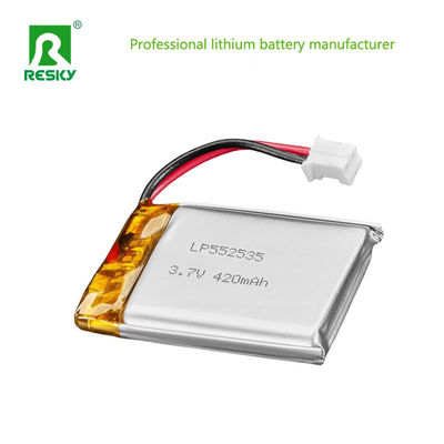 552535 3.7v 7.4v 420mAh 430mAh Lithium Ion pin pin pin điện liên tục xả 0.5c Max xả điện 1c