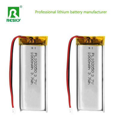Pin Lithium năng lượng 102050 3.7v 1000mAh pin Lithium polymer sạc sạc