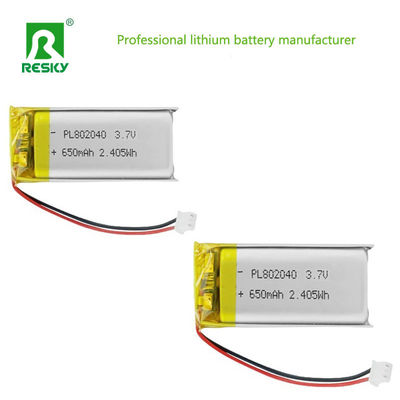 Pin Lithium Cell 802045 3.7V 750mAh Pin Lithium Ion Polymer Có Thể Sạc Lại Dùng Cho Thiết Bị Thông Minh