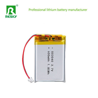 Pin pin Lithium Polymer 503040 600mAh 3.7V 7.4V 2.22wh Dùng cho Thiết bị làm đẹp di động