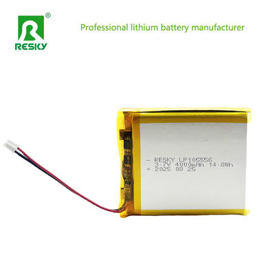 Lithium Ion Cell 105556 3.7v 4000mAh 14.8wh Pin Lithium Ion Polymer sạc lại