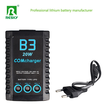 B3 20W cân bằng sạc pin Lipo sạc cho 2s 3s 7.4V 11.1V RC xe hơi máy bay pin
